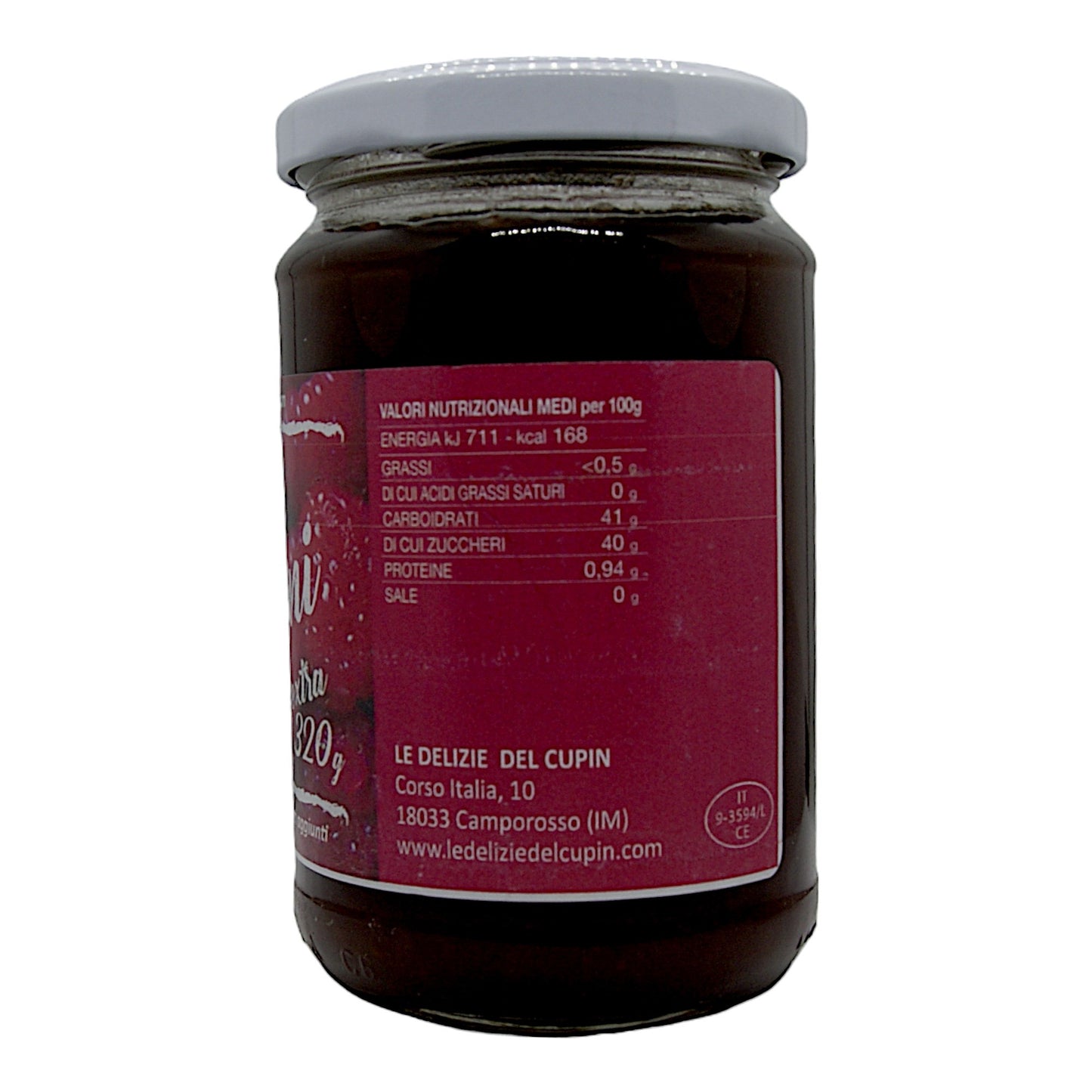 Confettura Extra di Lamponi 320g-3