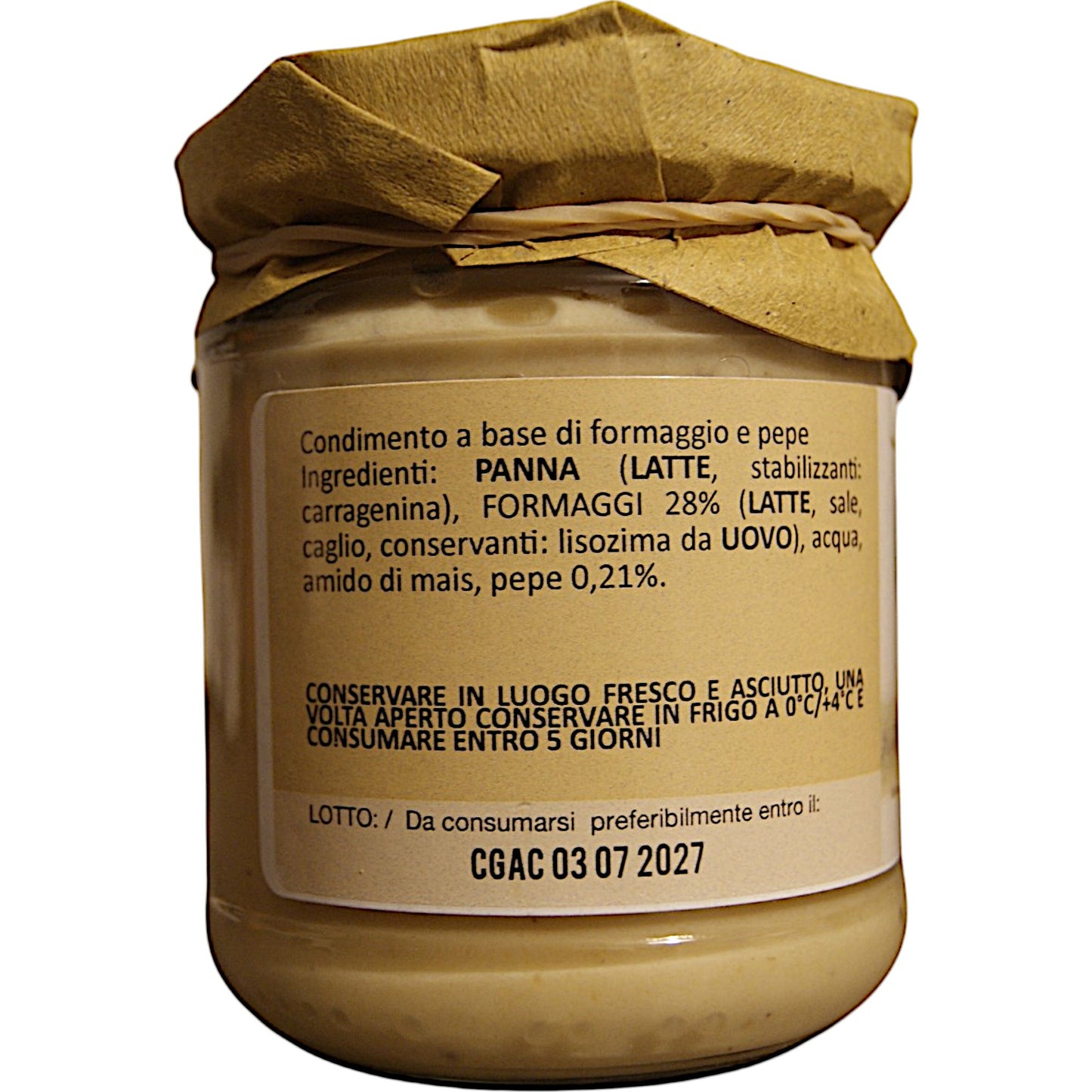 Cacio e Pepe  180gr