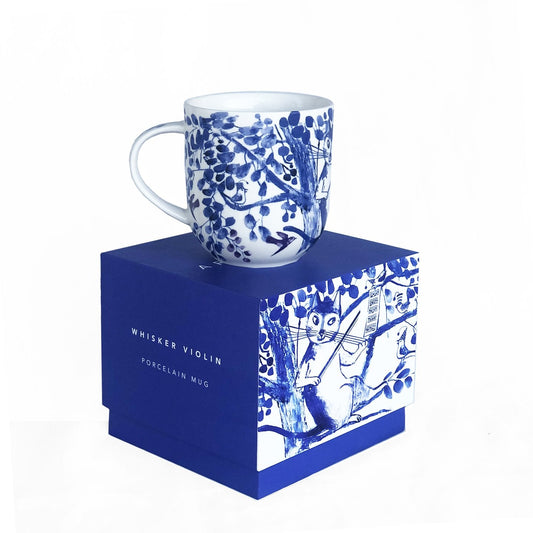 Whisker Violin Porcelain Mug-0