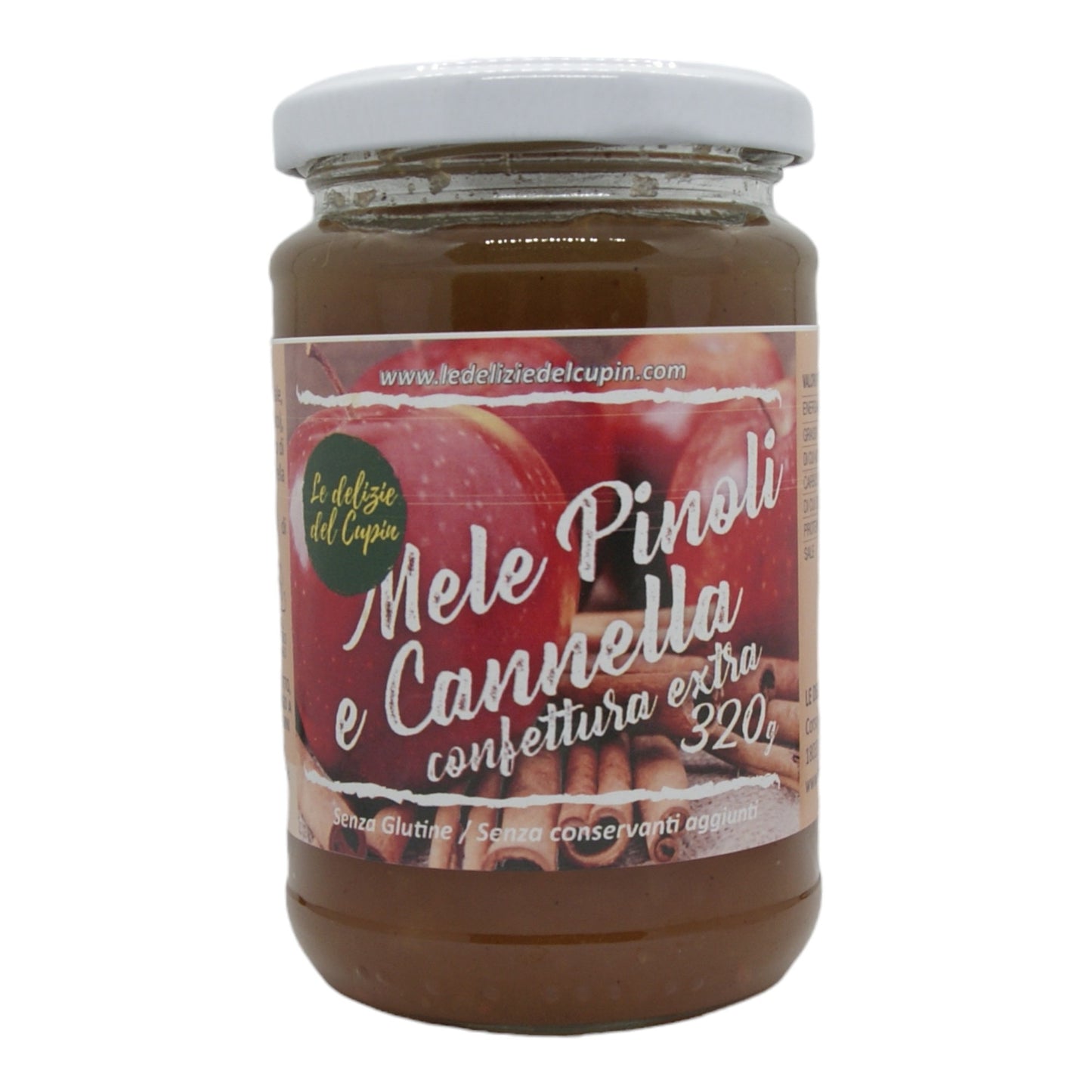 Confettura Extra Mele Pinoli e Cannella 320g