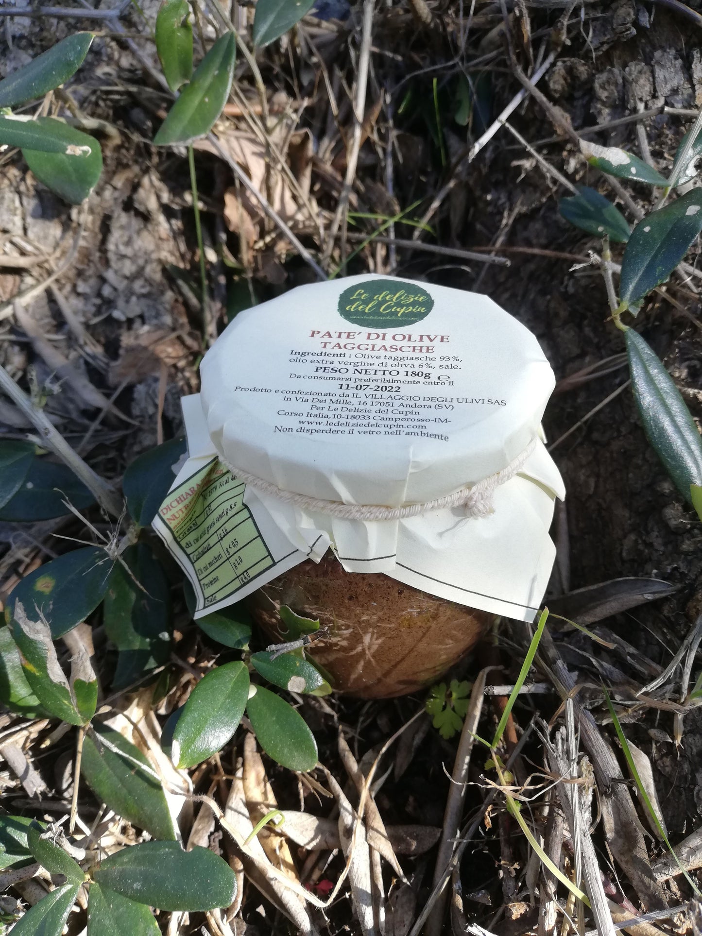 PATE' DI OLIVE TAGGIASCHE 180GR