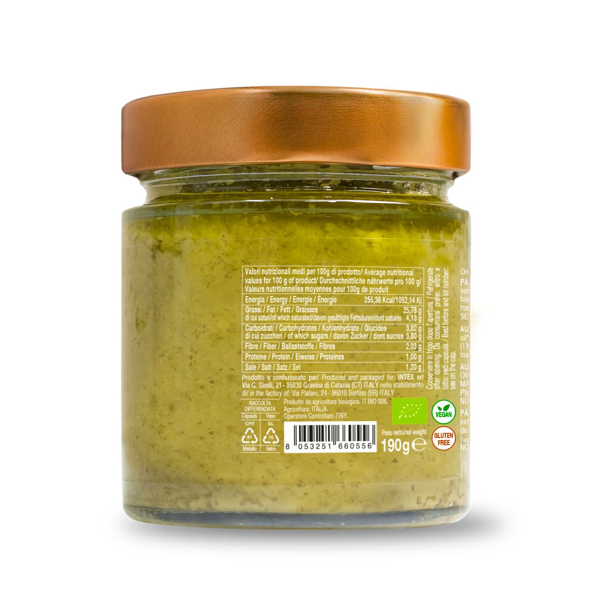 paté melanzane etichetta